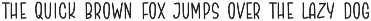 Nightjump - High Monoline Font preview