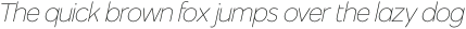 Essential Sans Hairline Italic otf (100)