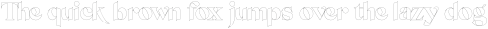 Micky Outline Medium otf (500) Sample