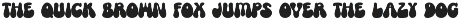 FUNKY RETRO Boho Bubble Font preview