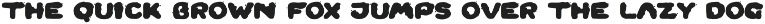 Hologram Shift colorful glitch font preview