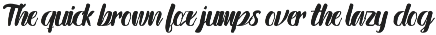 Ink blank brush font preview