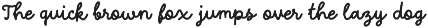 Otherwise - Script font preview