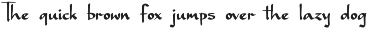 Gaze Nozarashi A Japanese Style Font font preview
