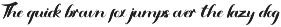 Rinjani a Bold Sript font preview