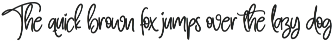 Snowman | Script Font preview