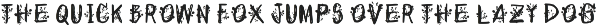 Natural Wildflower Font, SVG font font preview
