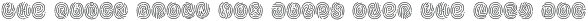 Rainbow Fingerprint Regular otf (400) Sample