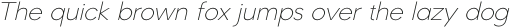 Romela Italic Thin otf (100)