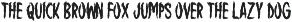 Scary Envision Typeface preview