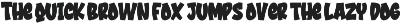 Cruch Branch a Bold Bouncy Font preview