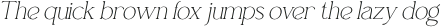 Glamoure Everyday Thin Italic otf (100)