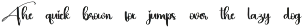 Rainy | Script Font preview