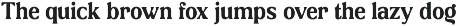 Effingham - Classic Serif preview