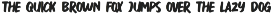 WARNAI - Display Font preview