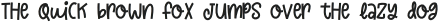 Rain or Shine Font - Block Regular otf (400)