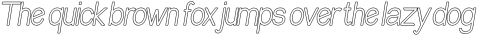 CODA LOOP Italic Outline  Italic Outline otf (400)