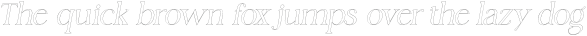 Sockard Beautiful Outline Itali Medium Italic ttf (500) Sample