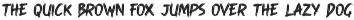 Round Rock Brush Font preview