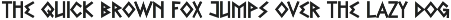 Greek Freak – Gaming Font font preview