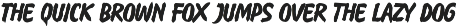 Ojero -  Retro Brush Font preview