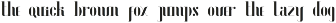 Kogarashi Display Font preview