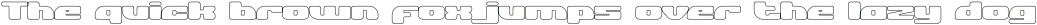 Neo-Syber Regular Outline otf (400) Sample