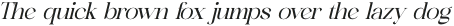 reailge Italic otf (400)