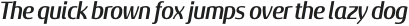 Sancoale Gothic Cond Demi Italic otf (400)