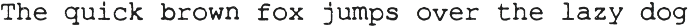 One More Typewriter font preview