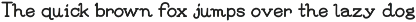 TSS Messenger font preview