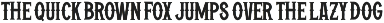 Forsaken - Display Font preview
