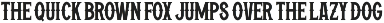 Forsaken - Display Font preview