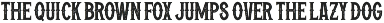 Forsaken - Display Font preview