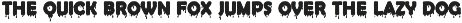 Dripping Font preview