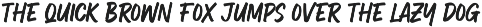 Westbum A Bold Handbrush Font preview