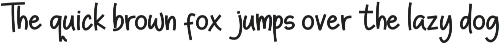 Scarcely Handwritten Font preview