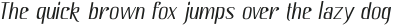 Hautte Thin Italic otf (100) Sample