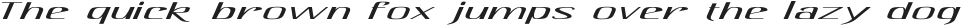 Hautte Thin Italic Ultra Expanded otf (100) Sample