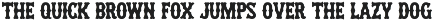Heavy Hitter Font preview