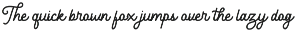 Flatty Monoline Script Font preview