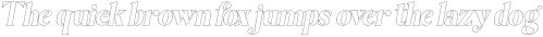 Glanston Magnolia Outline It Outline Italic otf (400)