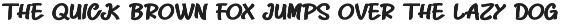 Nanacil font preview