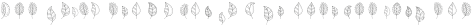 LesFeuillesMortes-leavesfont otf (400) Sample