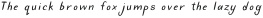 Petunia Sans Italic otf (400)