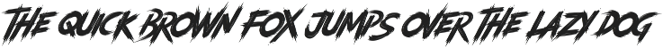 Trenches - Retro Horror Typeface preview