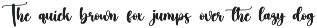School | Script Font preview