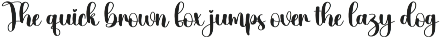 October | Script Font preview