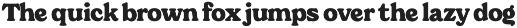 Chinook - Display Font preview