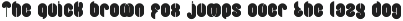blowing bubble font preview